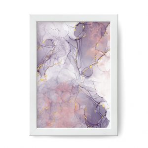 Plakat - marmur fiolet