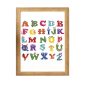 Plakat dla dziecka - alfabet potworki