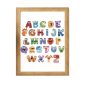 Plakat dla dziecka - alfabet monster