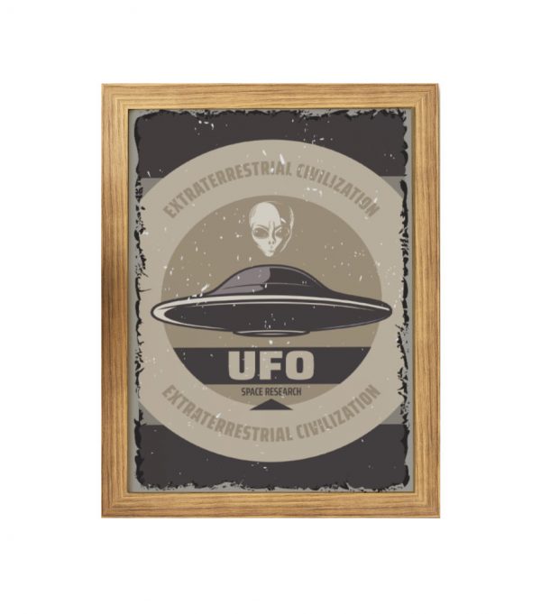 Plakat młodzieżowy - ufo space research