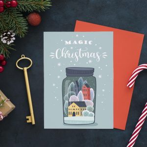 Kartka na Boże Narodzenie - Magic Christmas