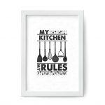 Plakat - moja kuchnia moje zasady