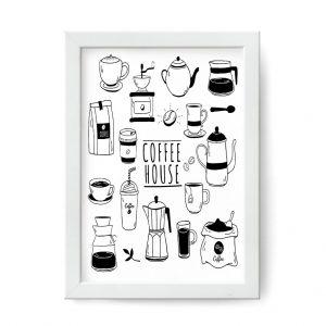Plakat - coffee house