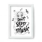 Plakat - don't stop the music