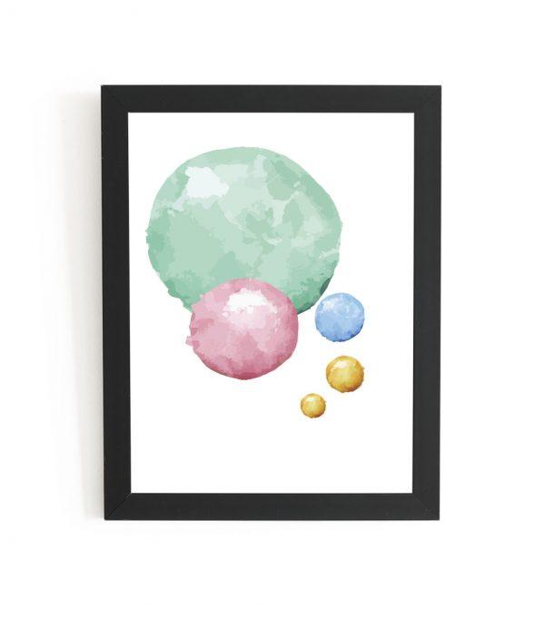 Plakat - bubbles