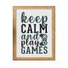 Plakat - keep calm and play