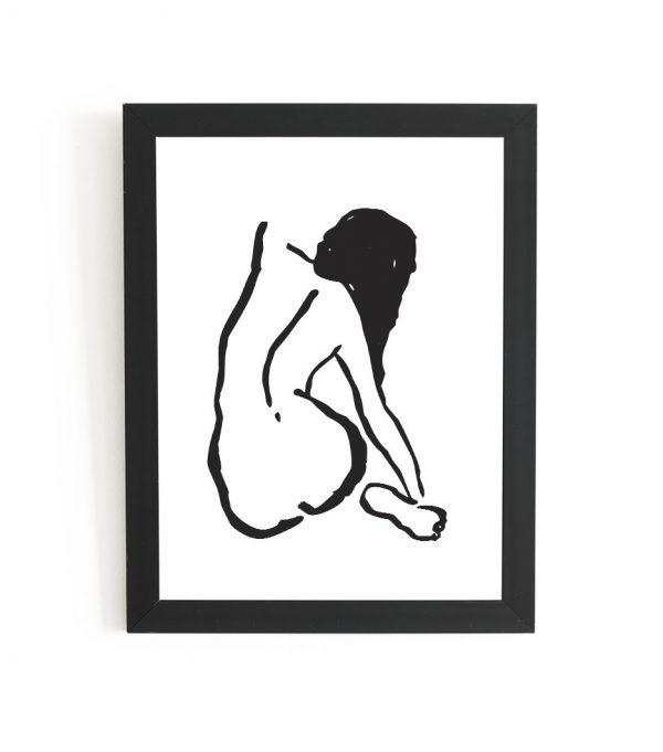 plakat modern minimalist women